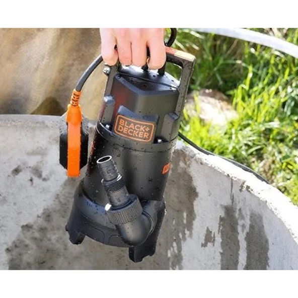 Black & Decker BXUP750PTE Temiz ve Kirli Su Dalgıç Pompa 750W - Resim 2