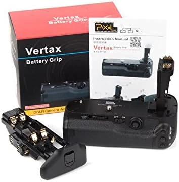 Pixel Canon Eos 5D Mark LII İçin Battery Grip + 1 Adet Lp-E6 Batarya - Resim 8
