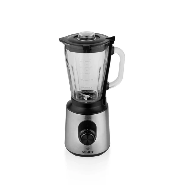 Schafer Cam Sürahi Blender Buz Kırıcılı İnox Gövde 1200 W - 2