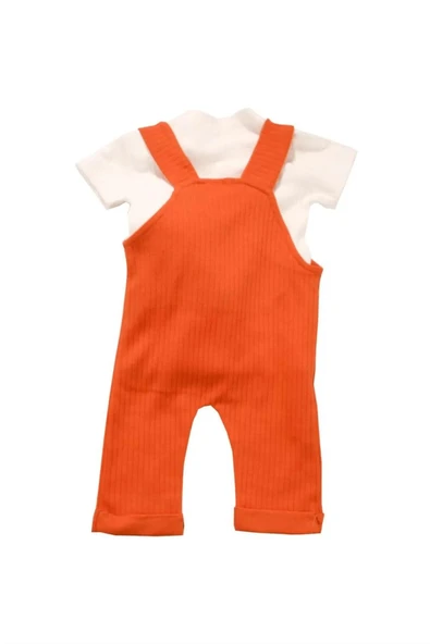 Ayıcıklı Erkek Bebek Salopet Takım - 3