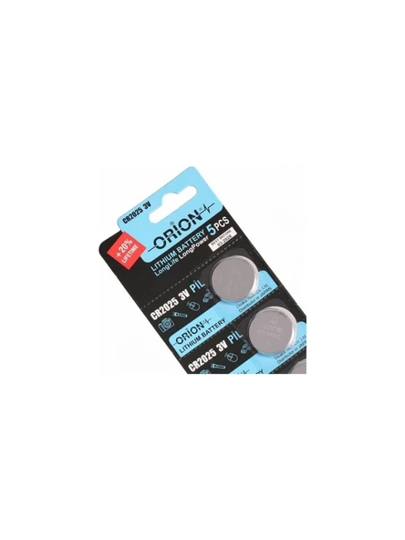 Orion CR2025 3V Lithium Pil / 5'li Kart - 2