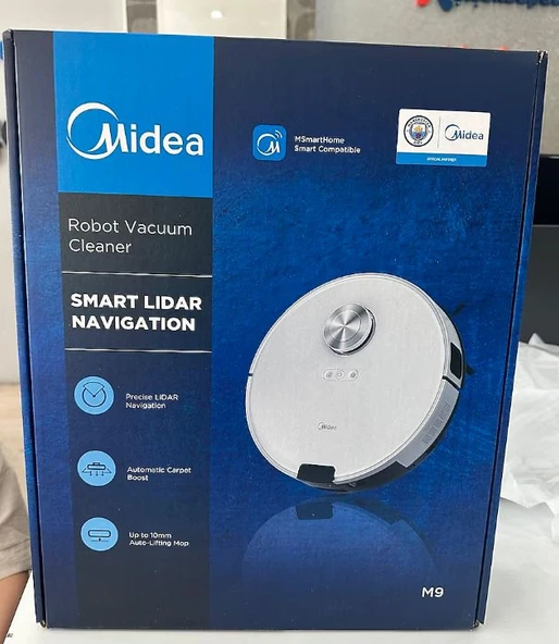 Midea M9 Robot Vacuum Cleaner Beyaz