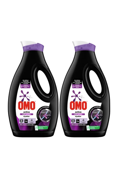 Omo Siyahlar için Sıvı Deterjan 2 x 1690 ML - 2