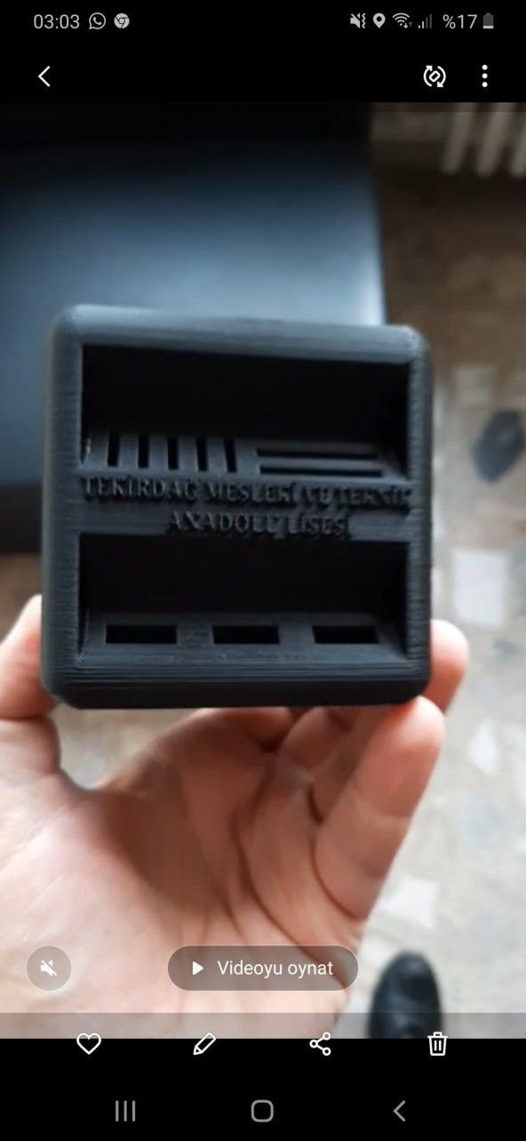 Küçük Kutu Kalemlik Organizer Düzenleyici Masaüstü Masa Üstü - 4