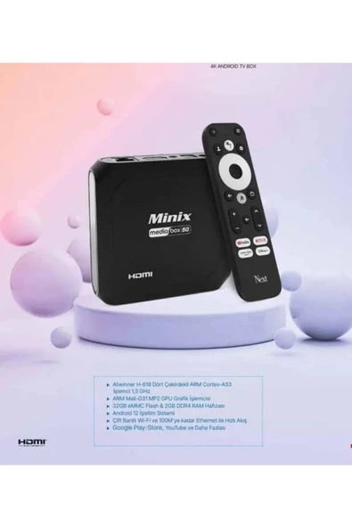 Next Minix Mediabox 5g Android Tv Box 2+32GB
