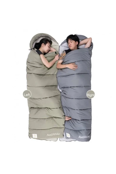 Naturehike M180s Pongee Pamuklu Uyku Tulumu -8°c Yeşil - 2
