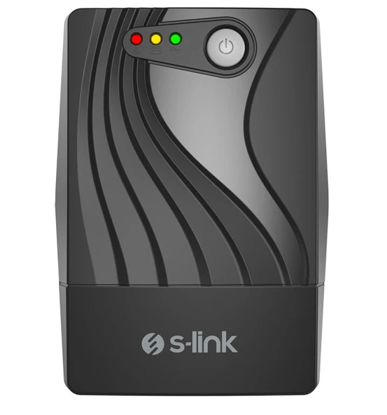 S-link MIGHT U60 600VA 12V7Ah-1 360W Siyah Line-Interactive Kesintisiz UPS Güç Kaynağı - 2
