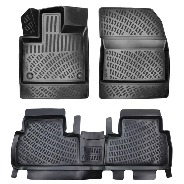 Citroen Berlingo Feel Paket 2019 Sonrası Havuzlu Paspas ürün görseli 1