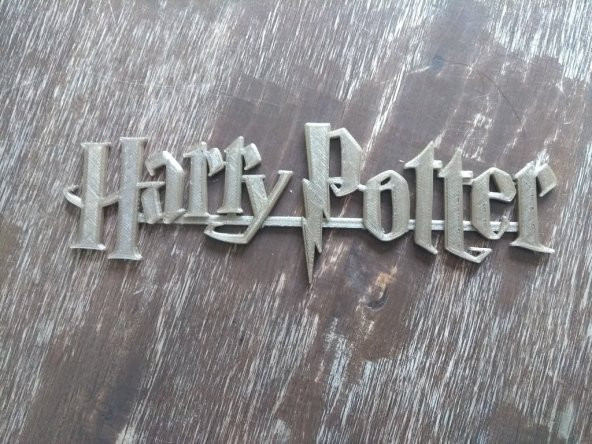 Harry Potter Logosu Dekoratif Biblo Dekor Hediyelik Süs Eşyası