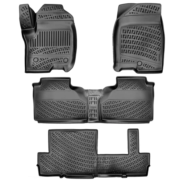 Cadillac Escalade 2021 Sonrası Havuzlu Paspas | ESV Bench Seating 8 Koltuklu