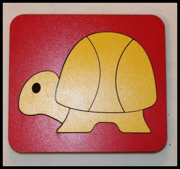 Ahşap Montessori Üçlü Puzzle - 4