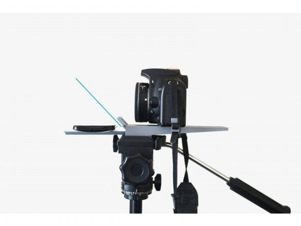 Prompter Tripod Teleprompter Youtuber Aksesuar tutucu Cam Hariç - 5