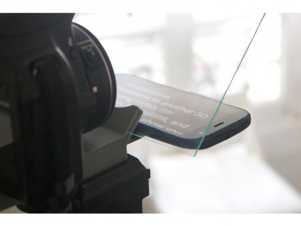 Prompter Tripod Teleprompter Youtuber Aksesuar tutucu Cam Hariç - 4