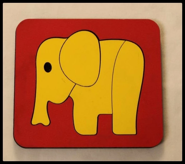 Ahşap Montessori Üçlü Puzzle - 5