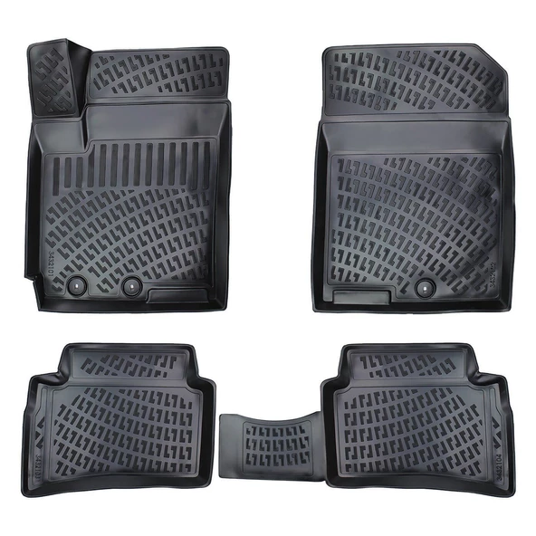 Kia Rio 2017 Sonrası Havuzlu Paspas | Sedan ürün görseli 1