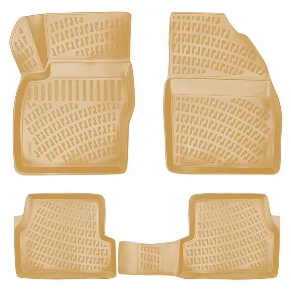 Ford Focus 1998-2004 Havuzlu Paspas Bej ürün görseli 1