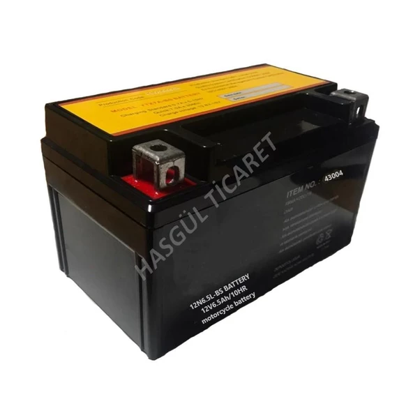 Hsgl Motorsiklet Cg Agk  12V 6.5Ah  Jelli Akü Monero 50031 - 2