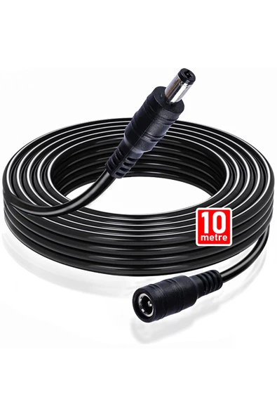 Concord Power Uzatma Kablosu 10 metre AWG23 Kamera, Wifi Kamera, Modem, Kayıt Cihazı 12V DC Uzatma - 3