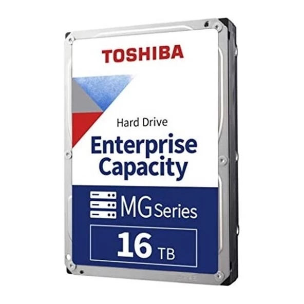 Toshiba 16TB 3.5" MG09ACA16TE SATA 3.0 7200 RPM 7-24 Güvenlik-ENT Harddisk