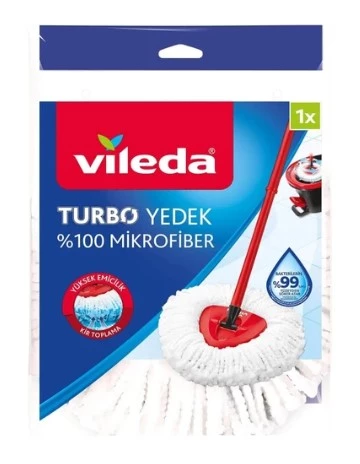 Vileda Turbo Üçgen Mikrofiber Yedek Paspas