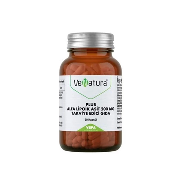 Venatura Ala plus  ( R-Alfa Lipoik Asit ) 200 mg 30 Kapsül - 1