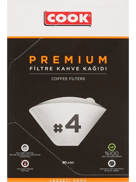 Premium Filtre Kahve Kağıdı - Ebat 4