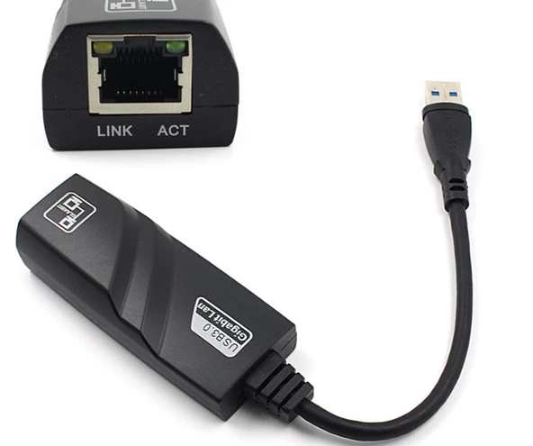 QPORT Q-UGB1 USB3.0 TO 10/100/1000 GB RJ-45 ETHERNET CEVIRICI - 2