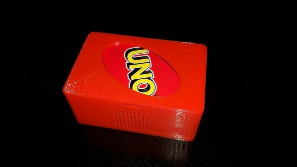 Uno Oyun Kartları Kutusu Organik Plastikten Kullanışlı Maket - 2