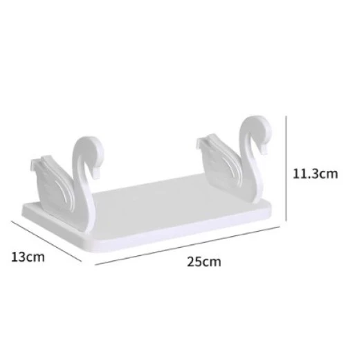Kuğu Tasarımlı Kendinden Yapışkanlı Raf - 2