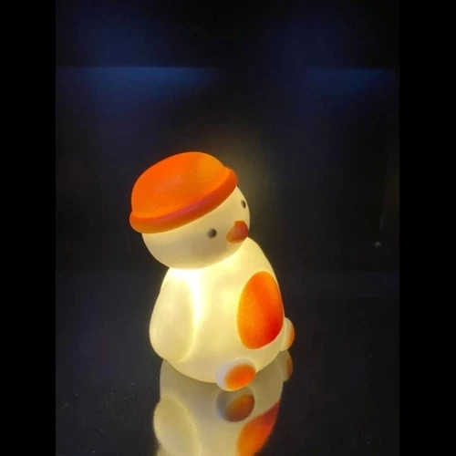 Dekoratif Işıklı Kardan Adam Figürü - Resim 2