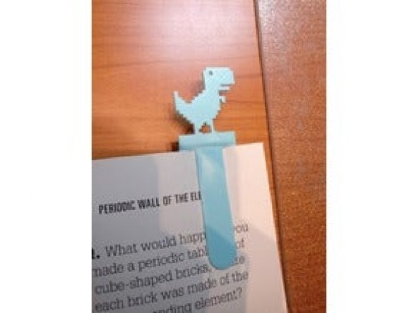 Dinozor Yer İşareti Dino Kitap Ayracı Ayraç Tutucu Aksesuar - 4