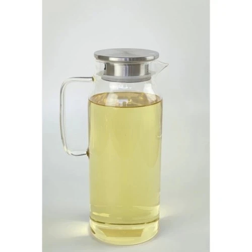 1500 ml Borosilikat Cam Su Sürahisi - Metal Kapaklı ve Isıya Dayanıklı - Resim 4