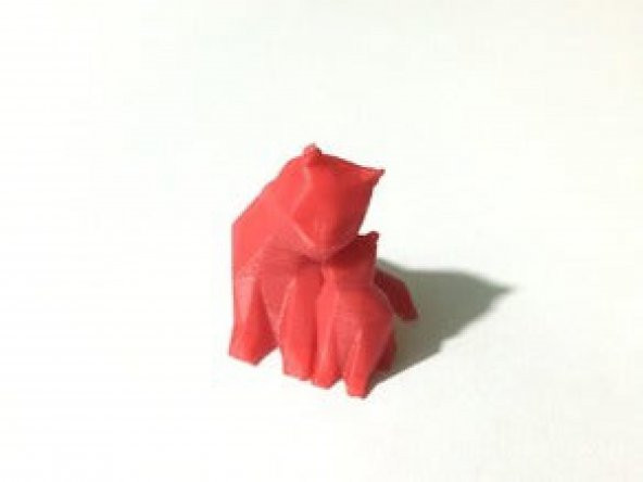 Düşük Poli Sarılan Kediler Masaüstü Dekoratif Süs Eşyası Aksesuar - Resim 4