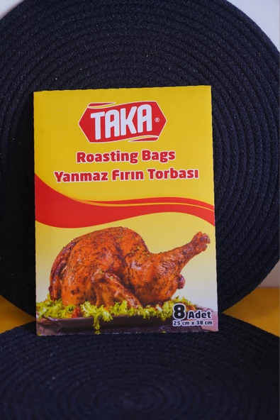 Taka Yanmaz Fırın Torbası 8'li 25x38cm