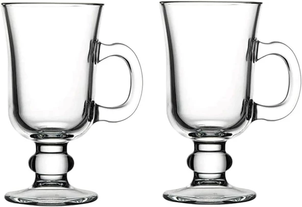 Paşabahçe 55141 Irish Coffee Kulplu Bardak 2'li - 2