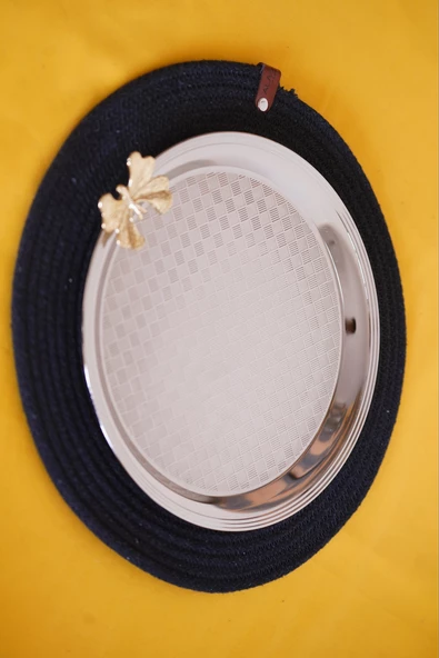 Cooker Yuvarlak Kelebek Desenli Tepsi 25cm - 3
