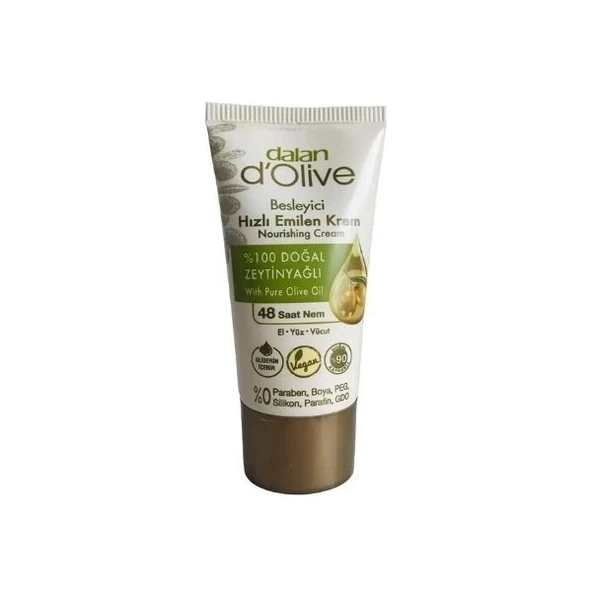 Dalan d'Olive Besleyici %100 Doğal Zeytinyağlı Krem 20ml.