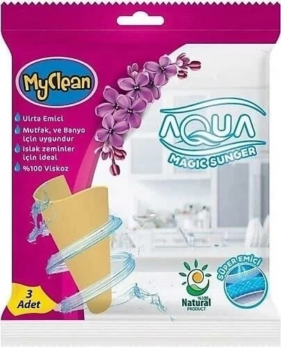 Myclean Aqua Magic Sünger 3'lü