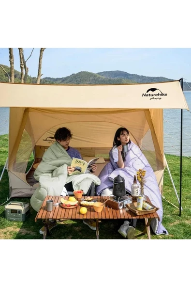 Naturehike H150 ( Std ) Zarf Tarzı Pamuklu Uyku Tulumu 12°c Mor - 8