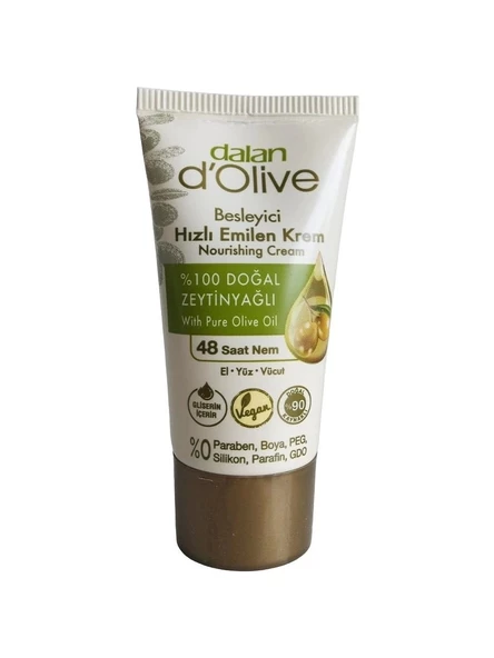 Dalan d'Olive Besleyici %100 Doğal Zeytinyağlı Krem 20ml. - 2