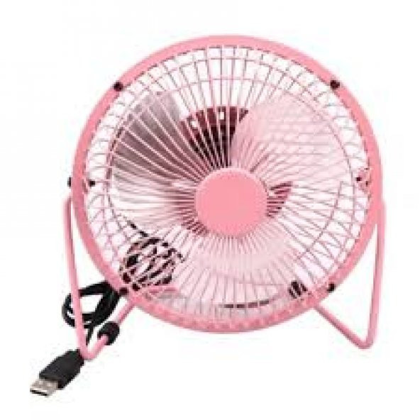 Metal Büyük Boy Usb PC Masaüstü Araç Pervane Vantilatör Large20cm - 2
