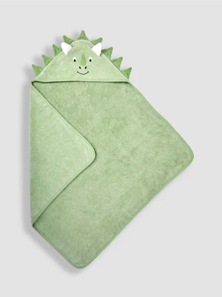 PAMUK BEBEK HAYVAN FİGÜRLÜ ÇOCUK/BEBEK BANYO VE PLAJ HAVLUSU - 3