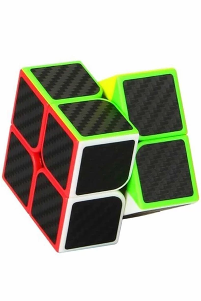 ZETCONCEPT QY 2X2 KARBON FIBER PROFESYONEL SPEED CUBE  -RUBIK 2X2 ZEKA SABIR KÜPÜ - 2