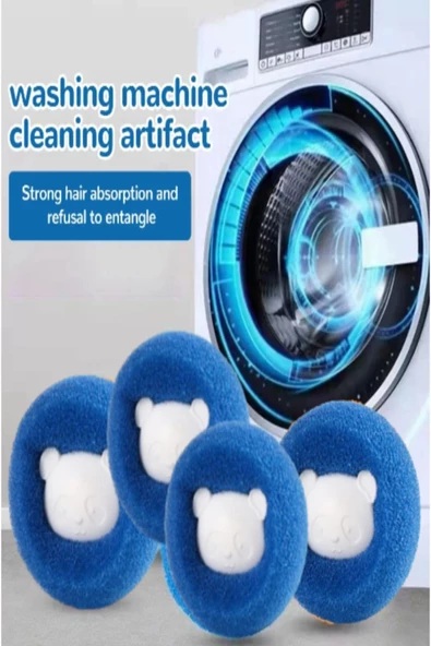 ZETCONCEPT Çamaşır Makinesi Tüy ve Kıl Toplama Topu 3 lü Set (Orjinal) - 3