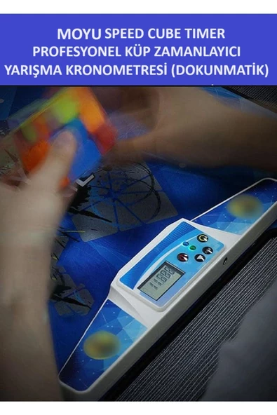 ZETCONCEPT MOYU Zeka Küpü Zamanlayıcı - Speed Cube Timer - Sabır Küpü Kronometresi - 6