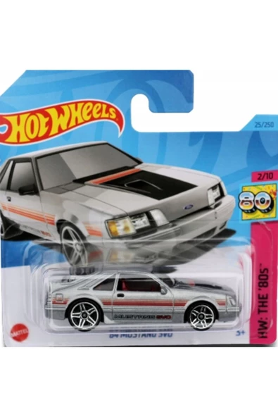 HOT WHEELS 84 MUSTANG SVO HW THE 80s KOLEKSİYON -NADİR- METAL OYUNCAK ARABA