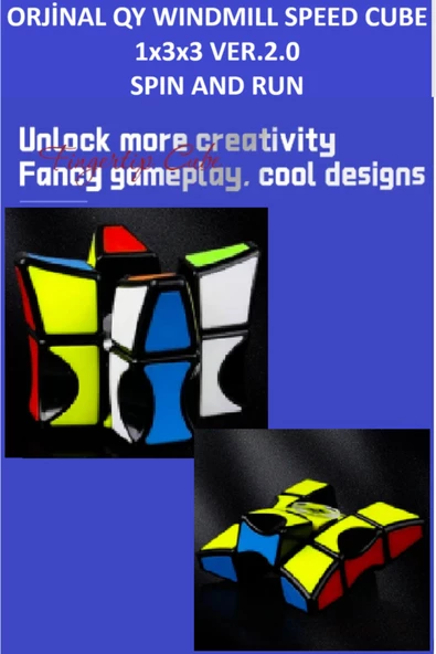 ZETCONCEPT QY ORIGINAL 1X3X3 STRES ÇARKI VE PROFESYONEL MAGIC SPEED CUBE ( S TILE)-PROFESYONEL ZEKA SABIR KÜPÜ - 5