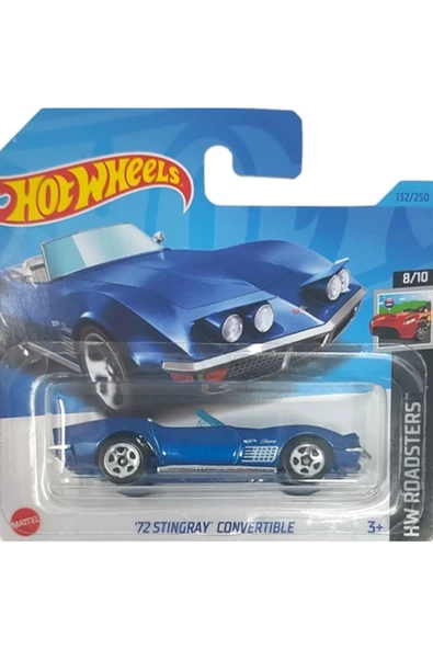 HOT WHEELS 72 Stıngray Convertıble Hw Roadsters Koleksiyon -orjinal Hatalı Çok Nadir- Metal Oyuncak Araba