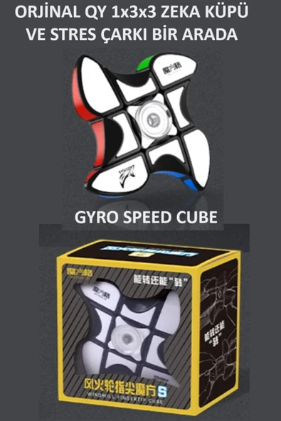 ZETCONCEPT QY ORIGINAL 1X3X3 STRES ÇARKI VE PROFESYONEL MAGIC SPEED CUBE  - PROFESYONEL ZEKA SABIR KÜPÜ - 2