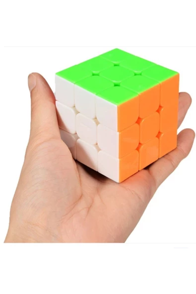 ZETCONCEPT 3x3 Profesyonel Kutulu Neon Speed Cube Zeka Sabır Küpü - 3